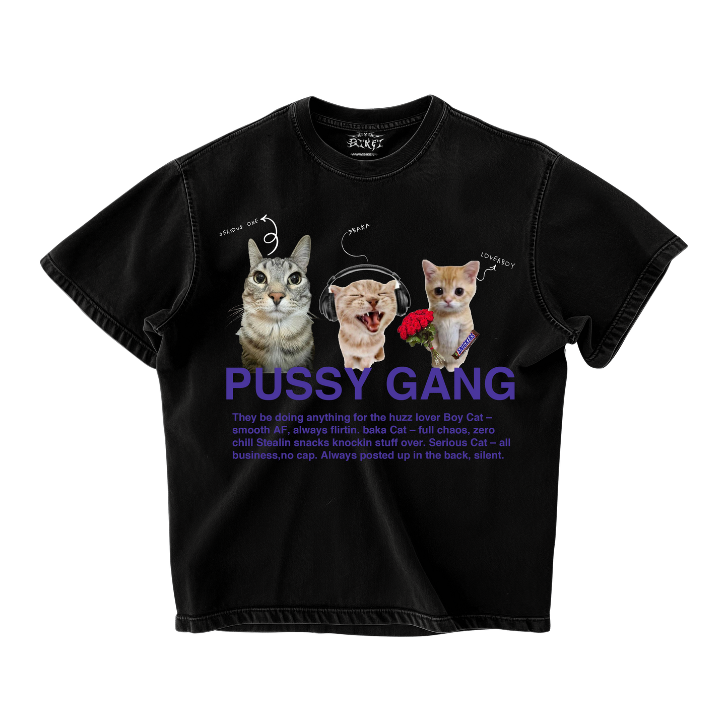 PUSSY GANG OVERSIZED T-SHIRT
