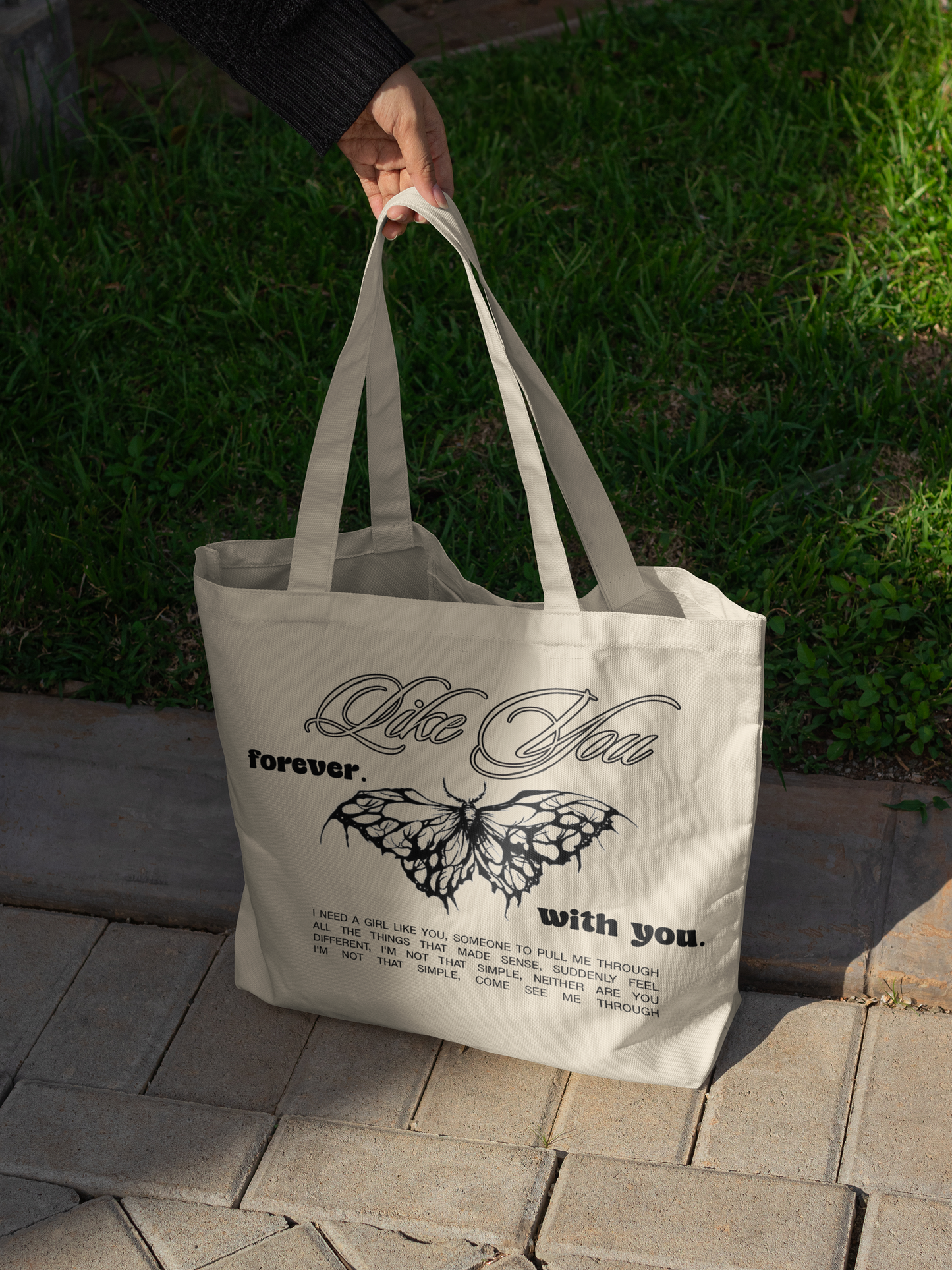 WITH YOU TOTE BAG