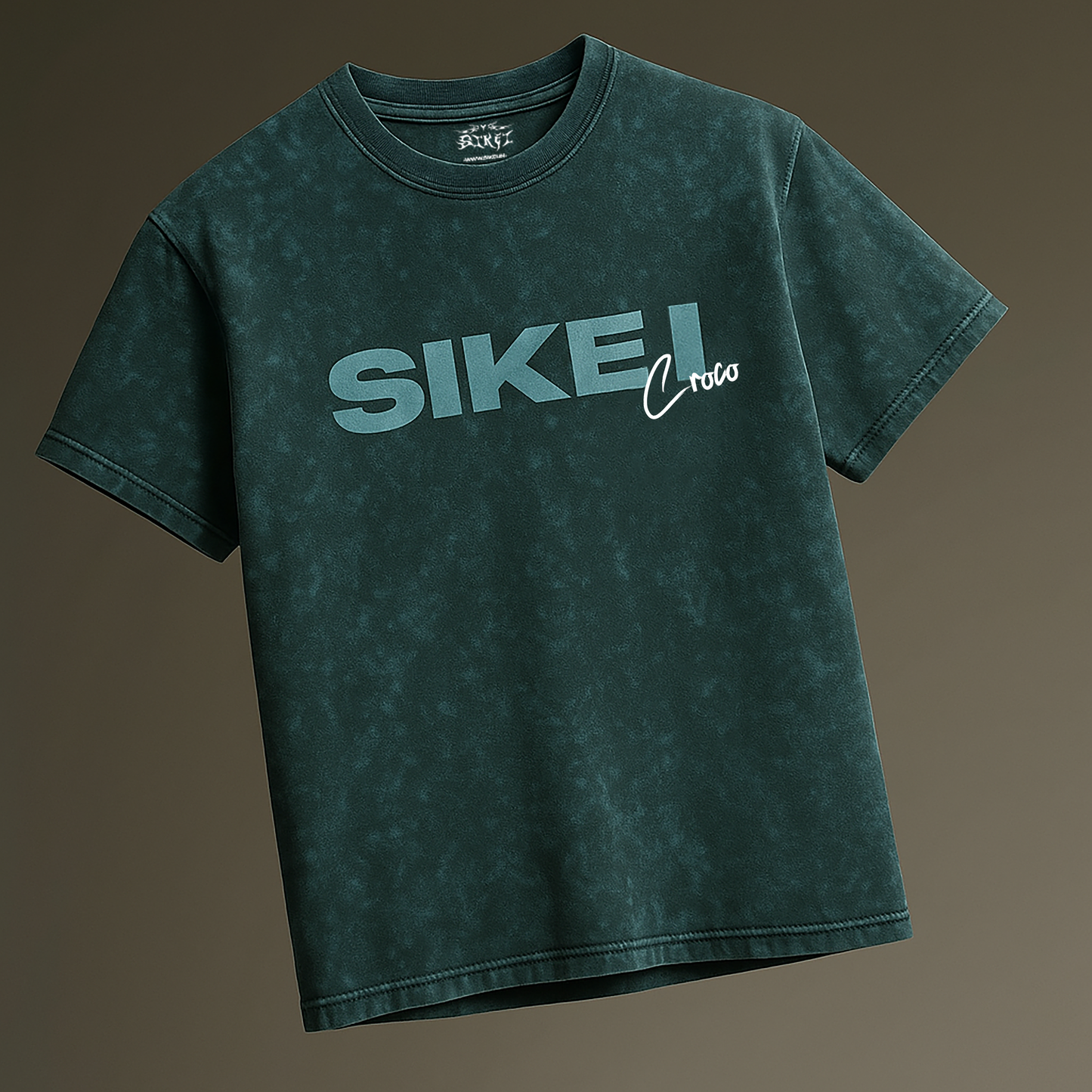 CROCODÍLE ACID WASH OVERSIZED T-SHIRT