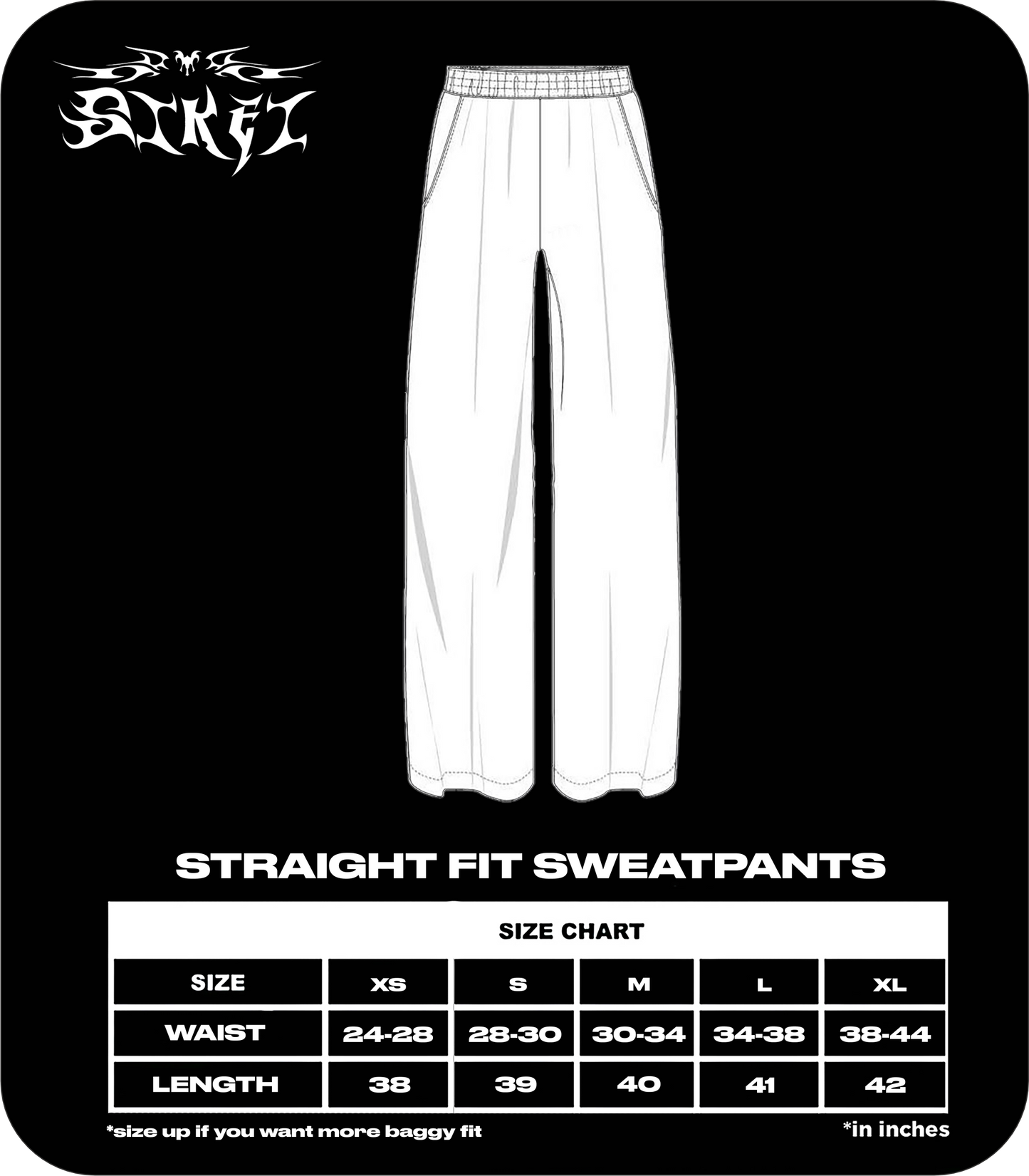 HEAVEN WINGS BAGGY SWEATPANTS