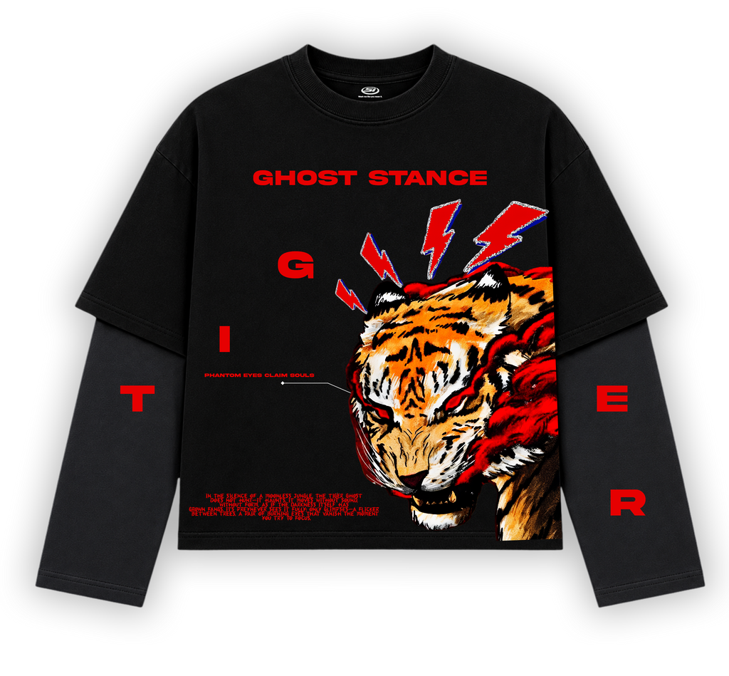 GHOST STANCE DETACHABLE SLEEVES T-SHIRT