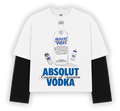 ABSOLUT SIGNATURE DETACHABLE SLEEVES T-SHIRT