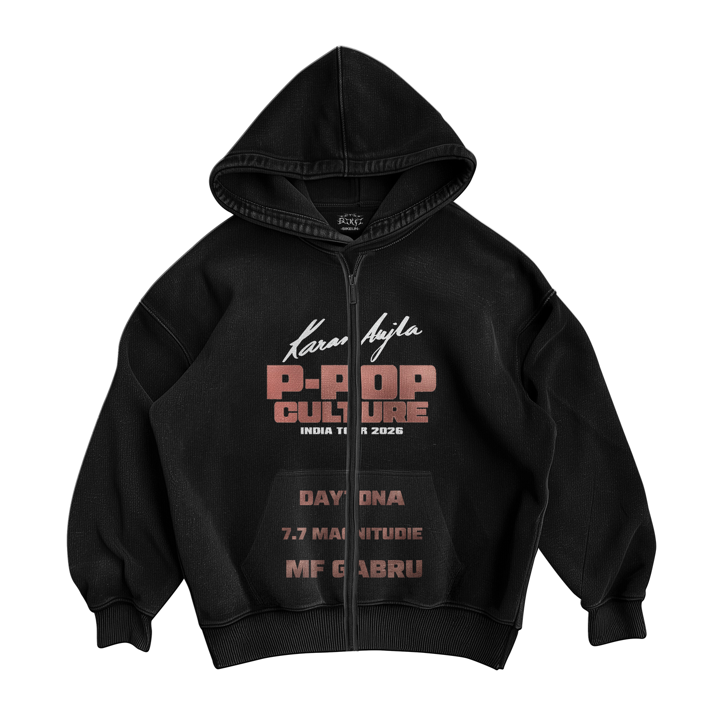 P-POP KARAN AUJLA ZIPPER HOODIE