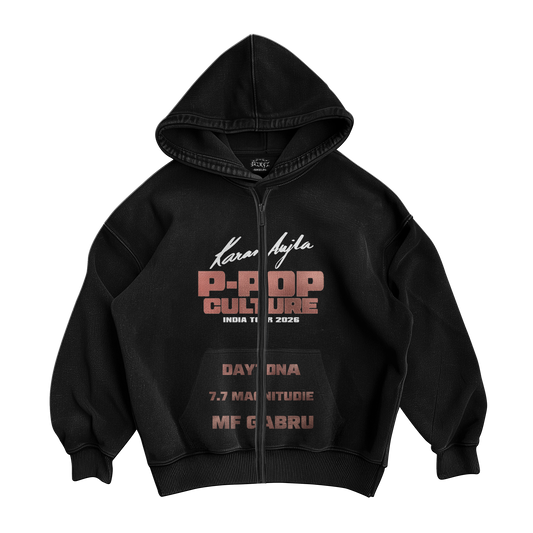 P-POP KARAN AUJLA ZIPPER HOODIE