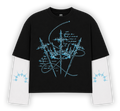 TRI SWORDS DETACHABLE SLEEVES T-SHIRT