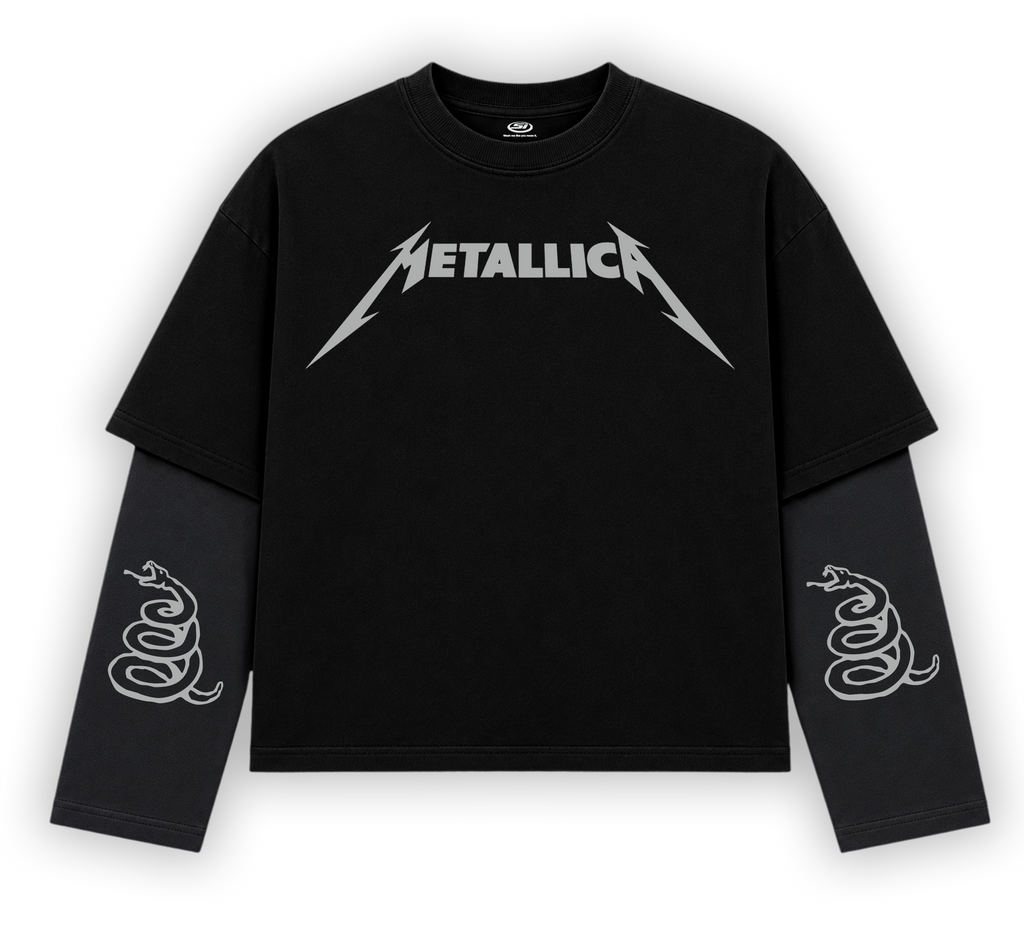 METALLICA DETACHABLE SLEEVES T-SHIRT