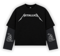 METALLICA DETACHABLE SLEEVES T-SHIRT