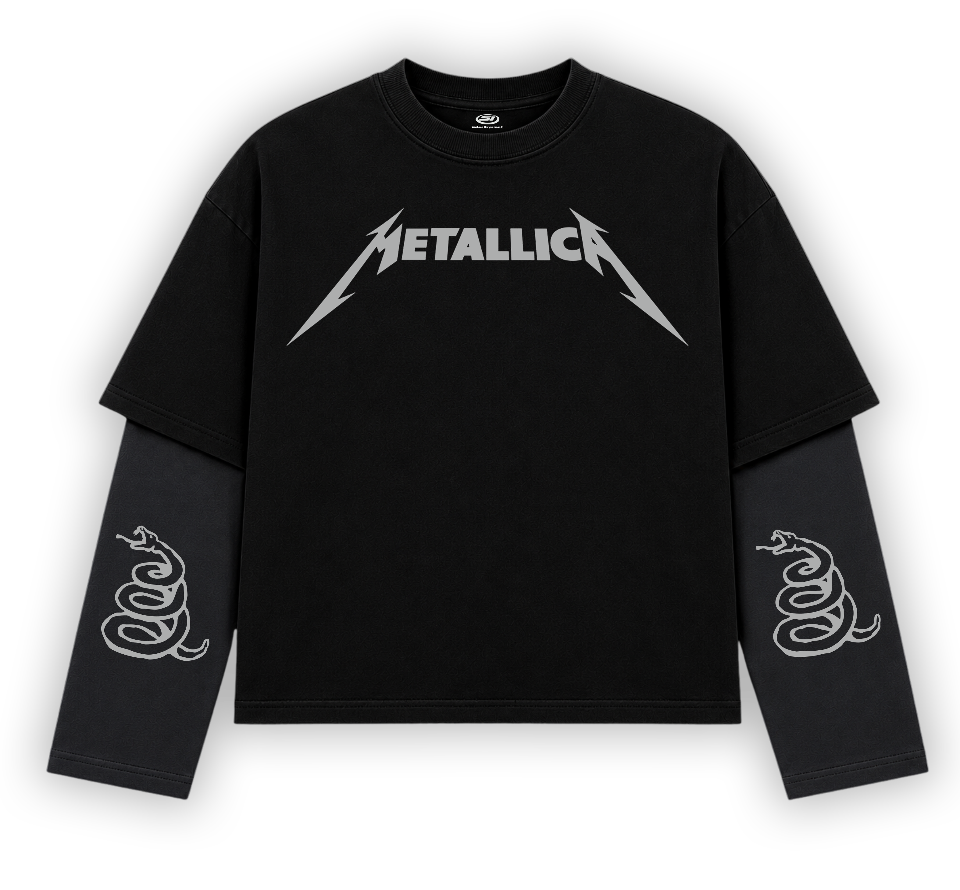 METALLICA DETACHABLE SLEEVES T-SHIRT