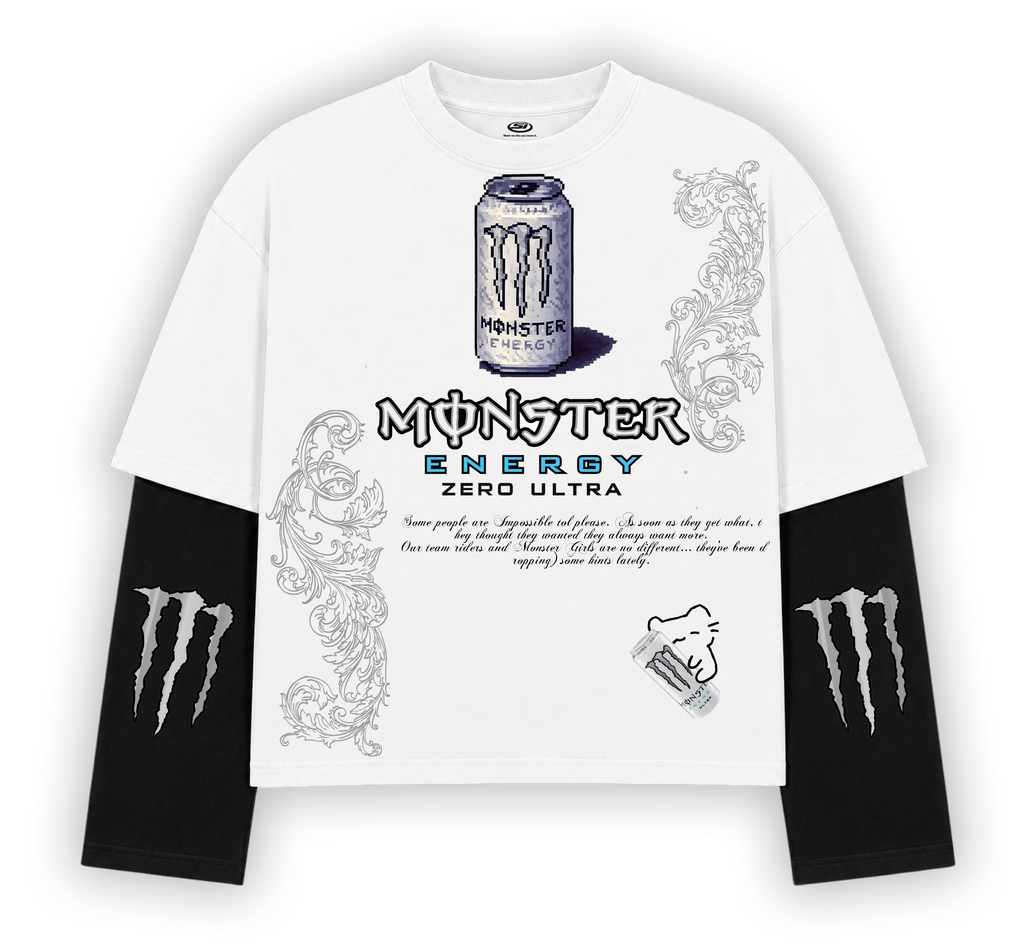 MONSTER ENERGY DETACHABLE SLEEVES T-SHIRT
