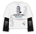 MONSTER ENERGY DETACHABLE SLEEVES T-SHIRT