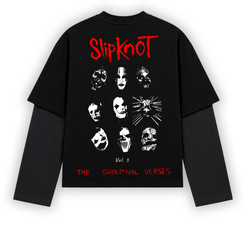 SLIPKNOT DETACHABLE SLEEVES T-SHIRT