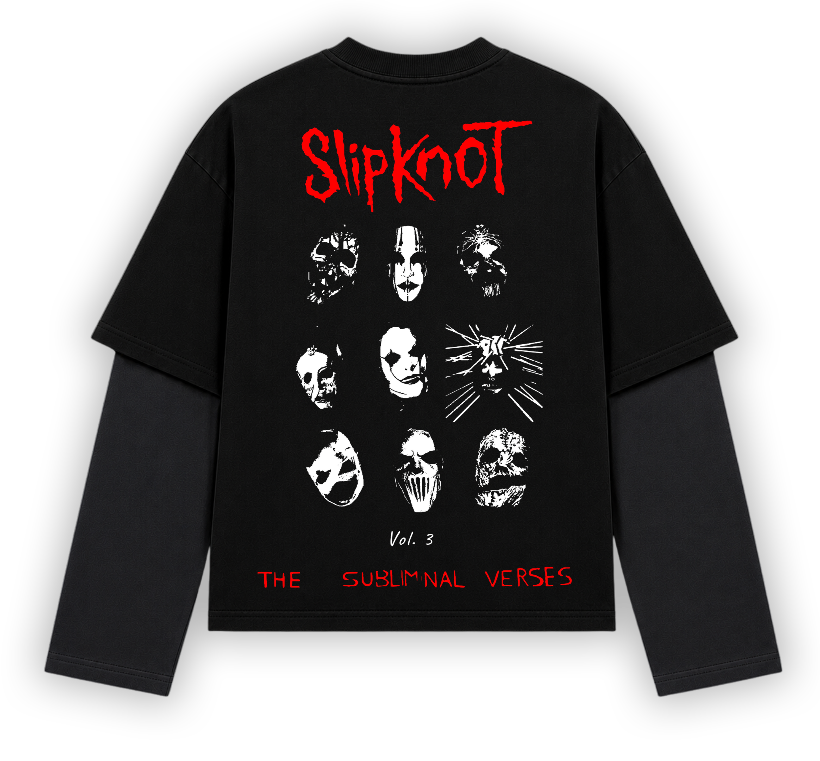 SLIPKNOT DETACHABLE SLEEVES T-SHIRT