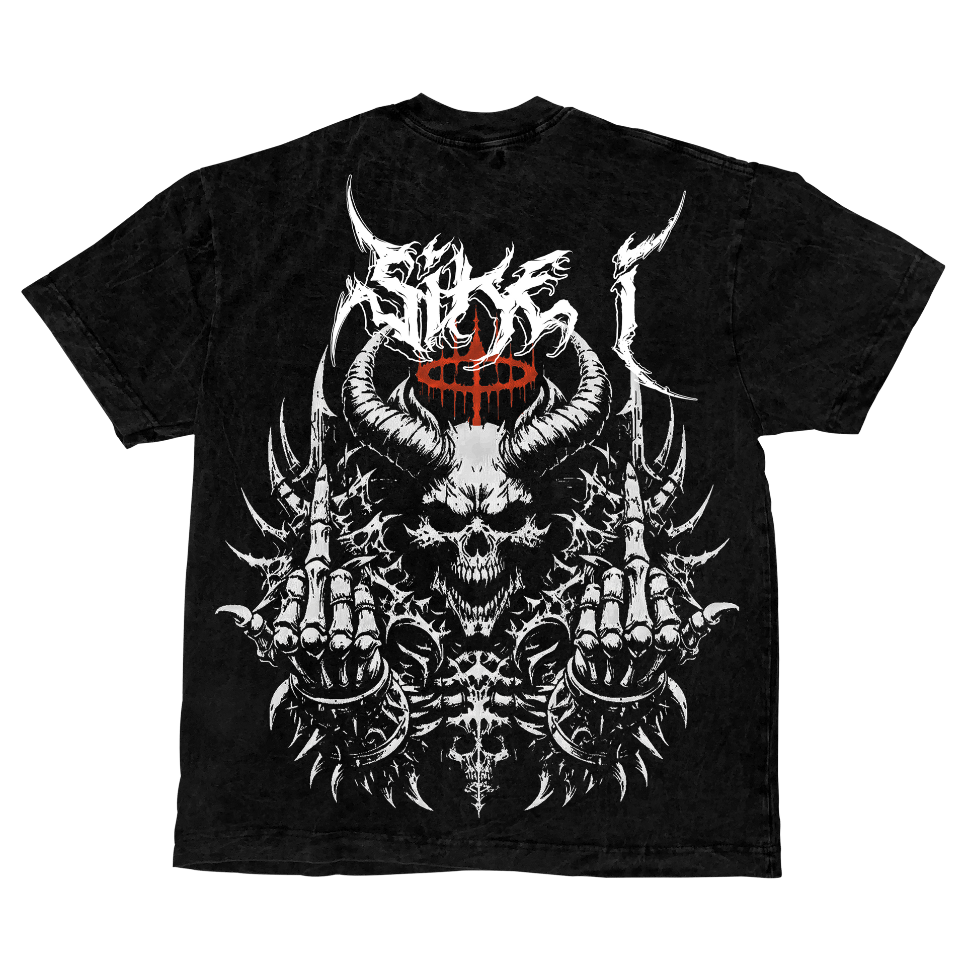 【TODAYEDITION x M】SKULL L/S TEE M TO R(ムウ ト アール) / 【TODAYEDITION x M】SKULL L/S TEE