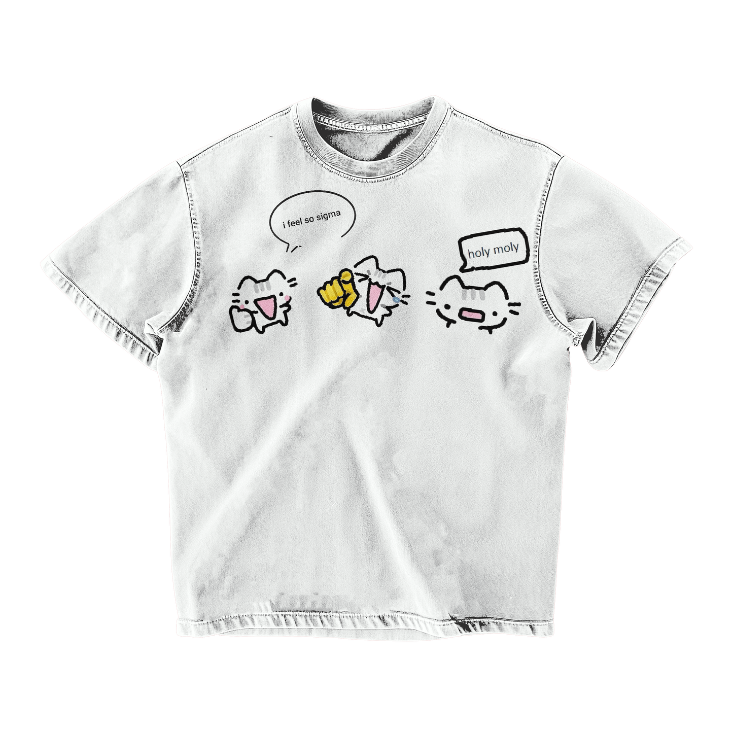 BUAHAHA CATIES OVERSIZED T-SHIRT