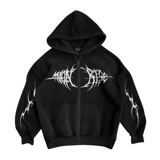 CORSHET ZIPPER HOODIE
