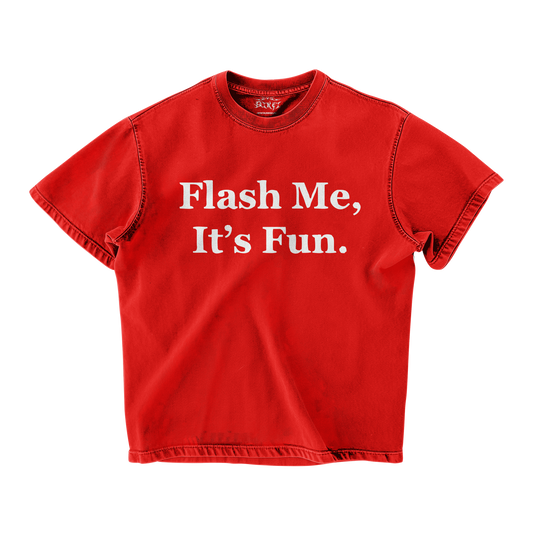 FLASH ME  OVERSIZED T-SHIRT