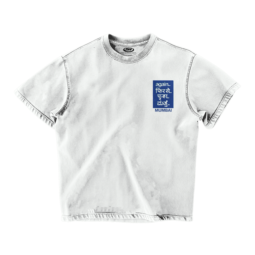 FRED AGAIN IND' TOUR MUMBAI OVERSIZED T-SHIRT