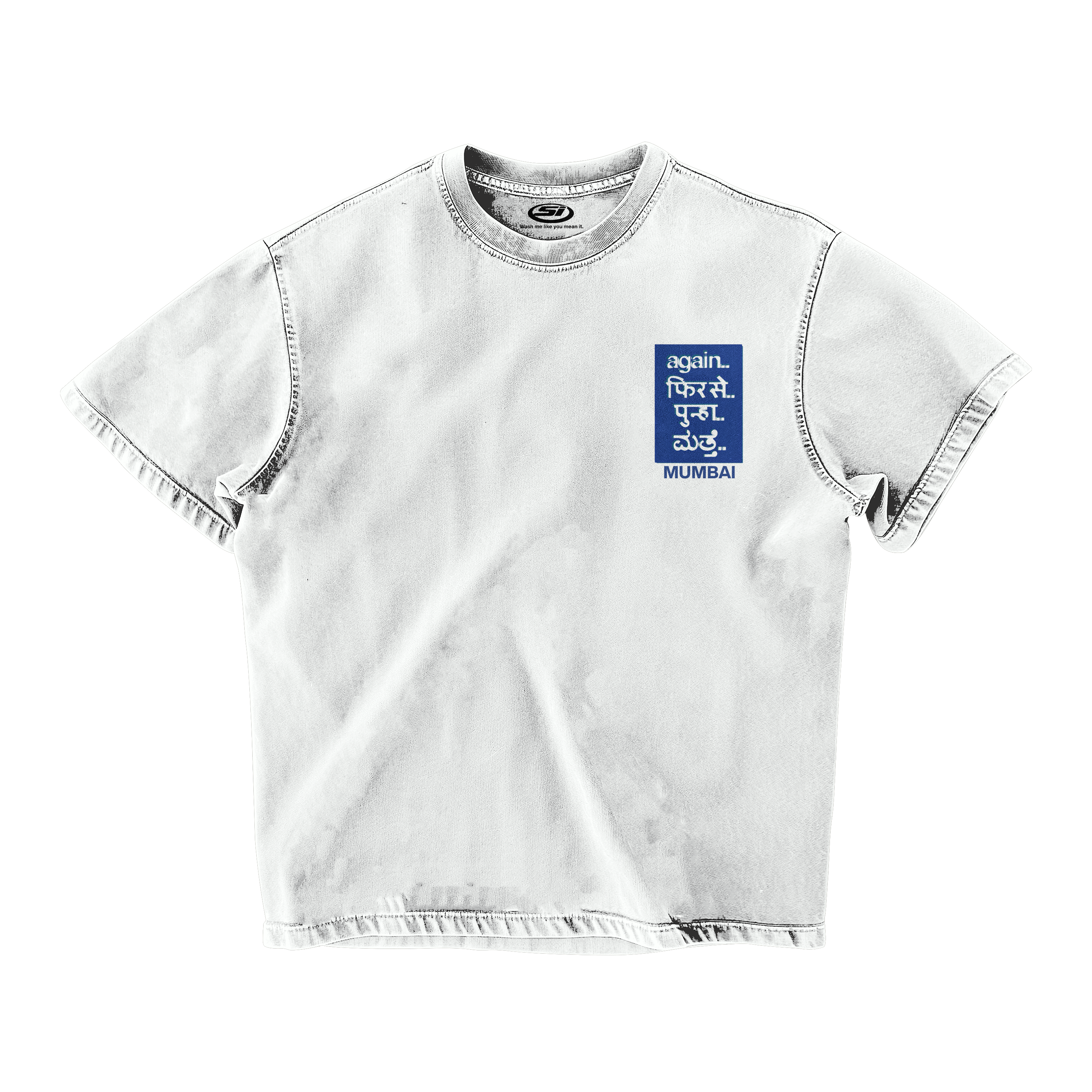 FRED AGAIN IND' TOUR MUMBAI OVERSIZED T-SHIRT