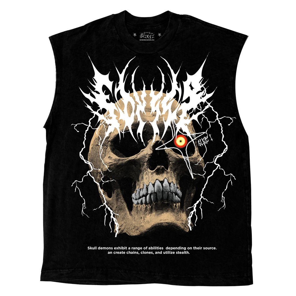 SKULL DEMON BAGGY VEST