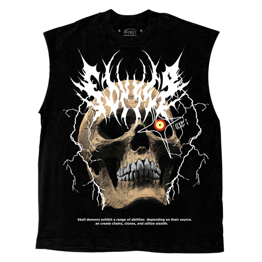 SKULL DEMON BAGGY VEST