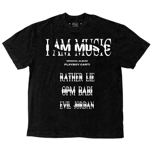 I AM MUSIC OVERSIZED T-SHIRT