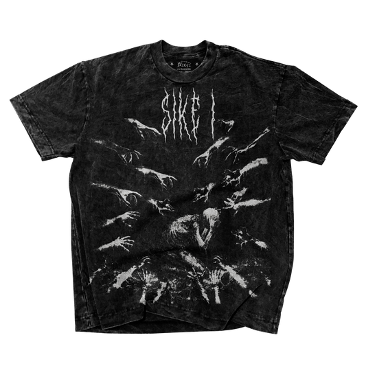 HELL SCENES ACID WASH OVERSIZED T-SHIRT