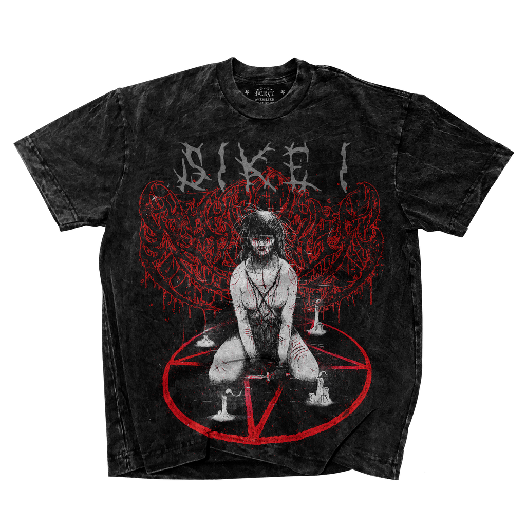 BLOODY MARY ACID WASH OVERSIZED T-SHIRT