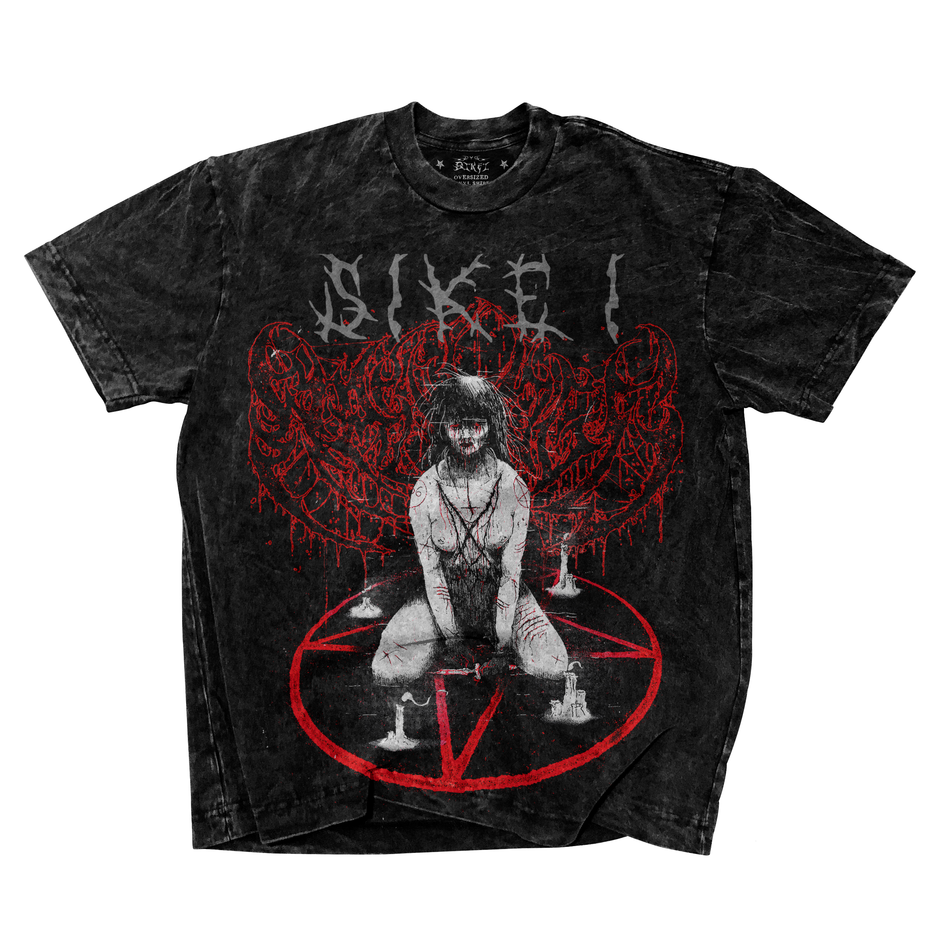 BLOODY MARY ACID WASH OVERSIZED T-SHIRT