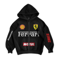 F1 FERRARI ZIPPER HOODIE