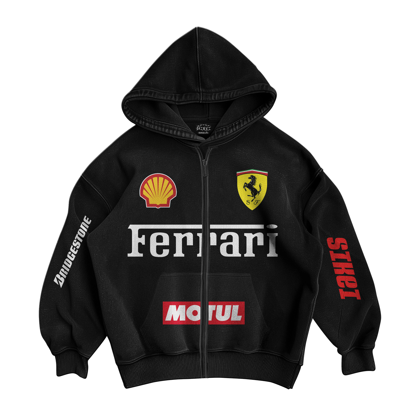 F1 FERRARI ZIPPER HOODIE