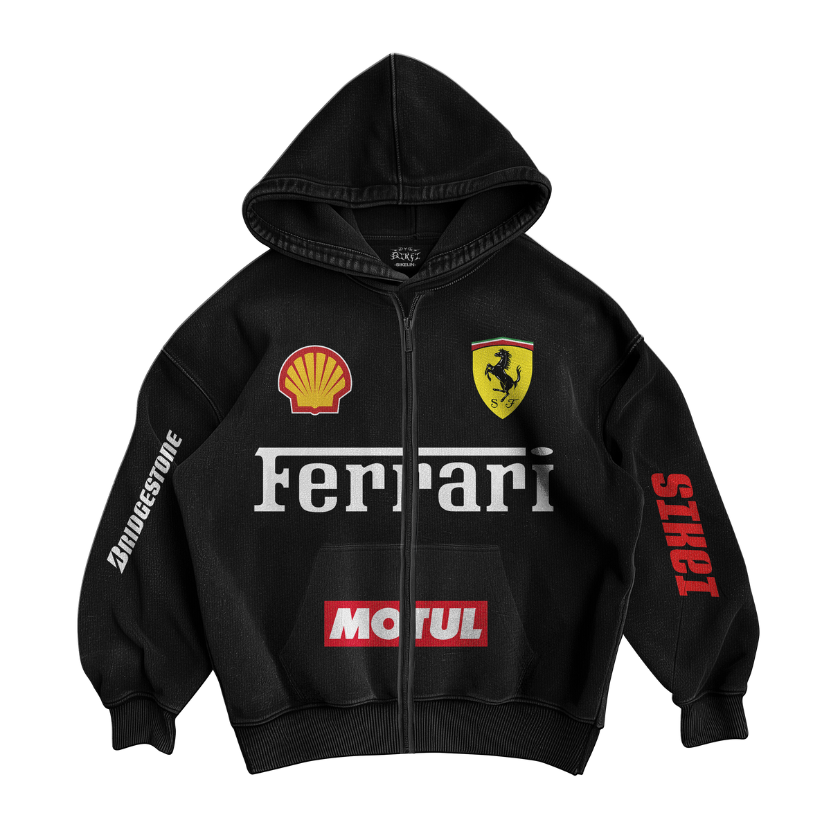 F1 FERRARI ZIPPER HOODIE