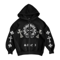 DIVINE'S ECLIPSE ZIPPER HOODIE
