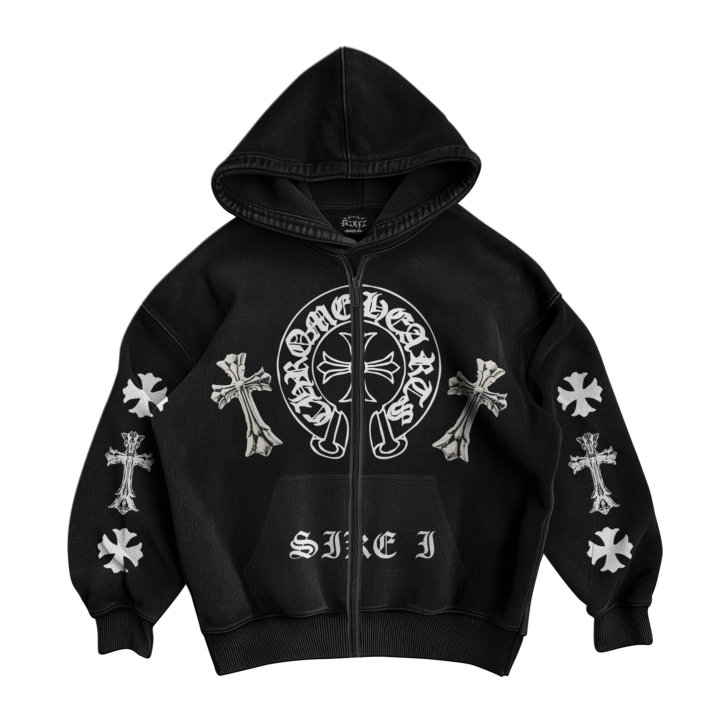 DIVINE'S ECLIPSE ZIPPER HOODIE