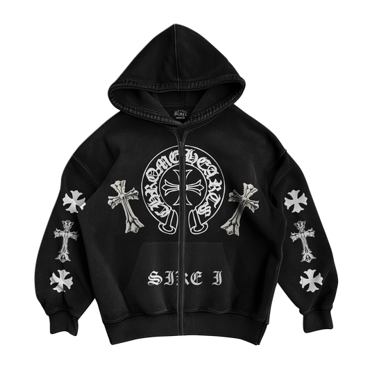 DIVINE'S ECLIPSE ZIPPER HOODIE