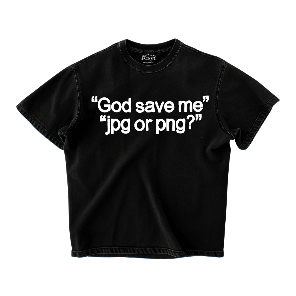GOD SAVE ME OVERSIZED T-SHIRT
