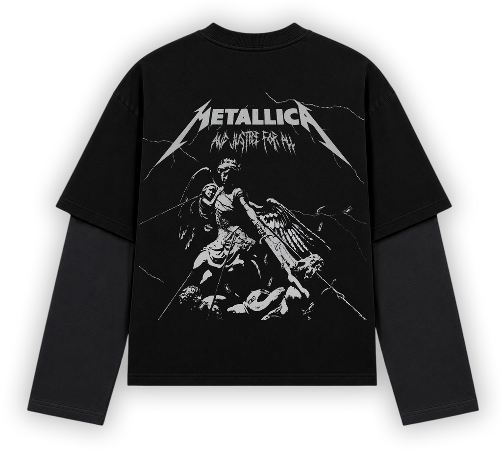 METALLICA DETACHABLE SLEEVES T-SHIRT