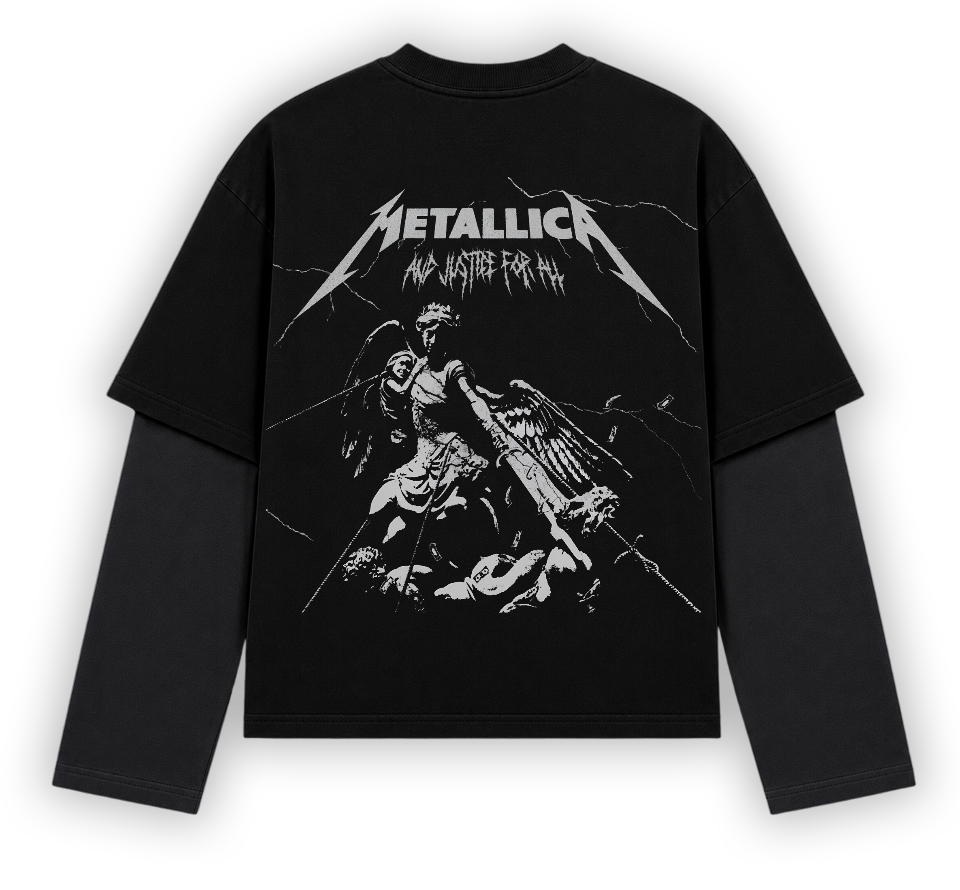 METALLICA DETACHABLE SLEEVES T-SHIRT