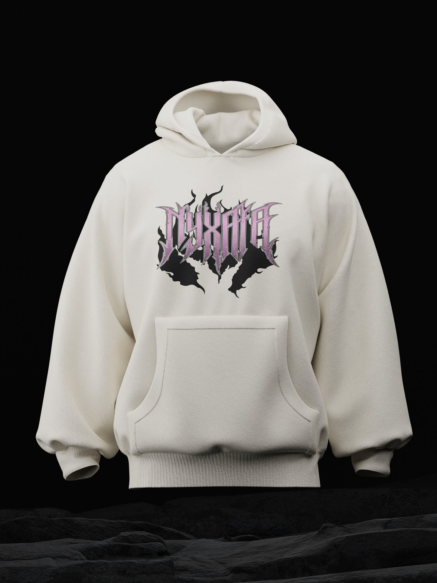 Nyxra Off White  Oversized Hoodie