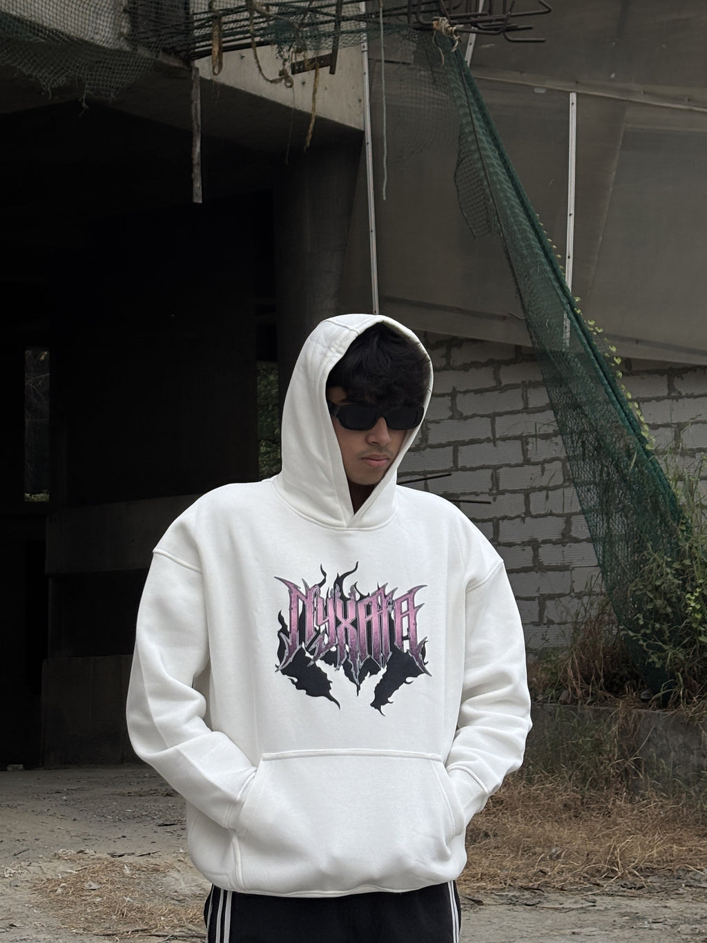 Nyxra Off White  Oversized Hoodie