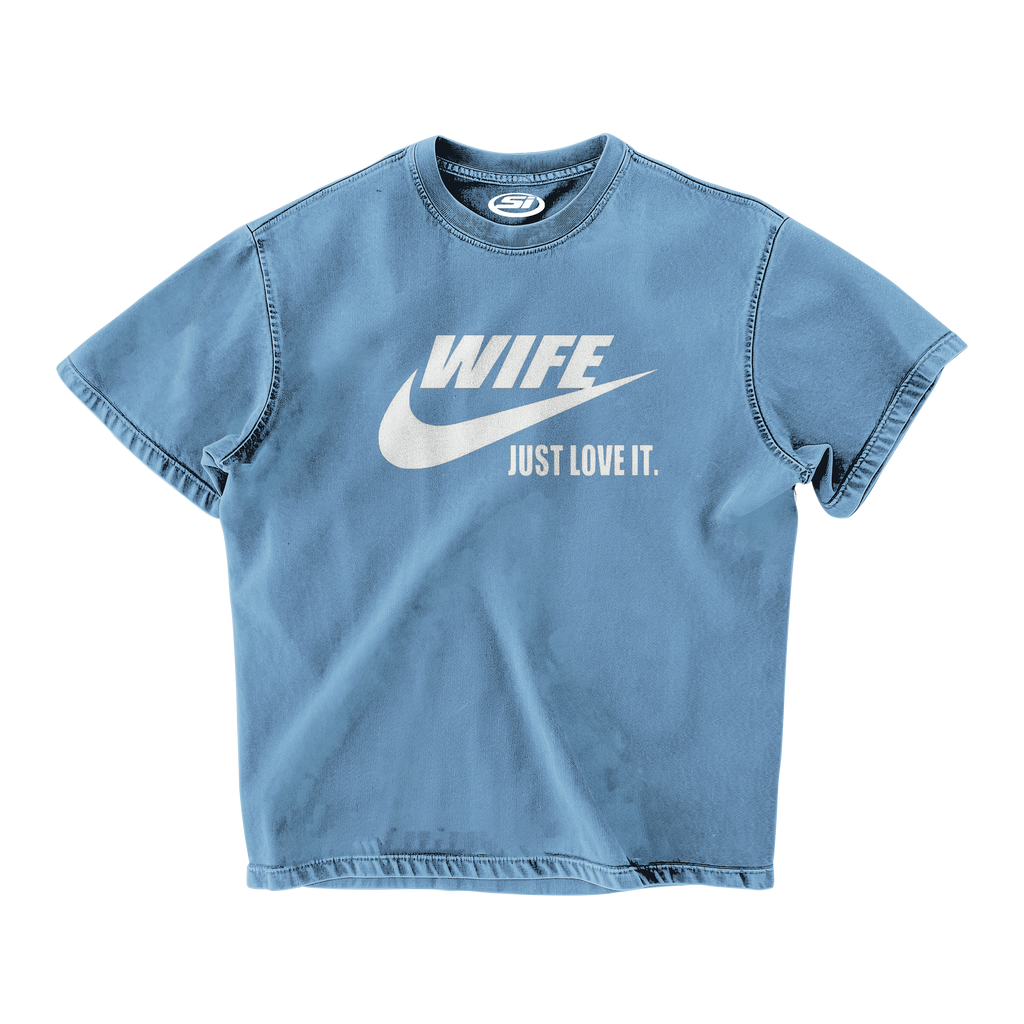 WIFE JUST LOVE IT OVERSIZED T-SHIRT