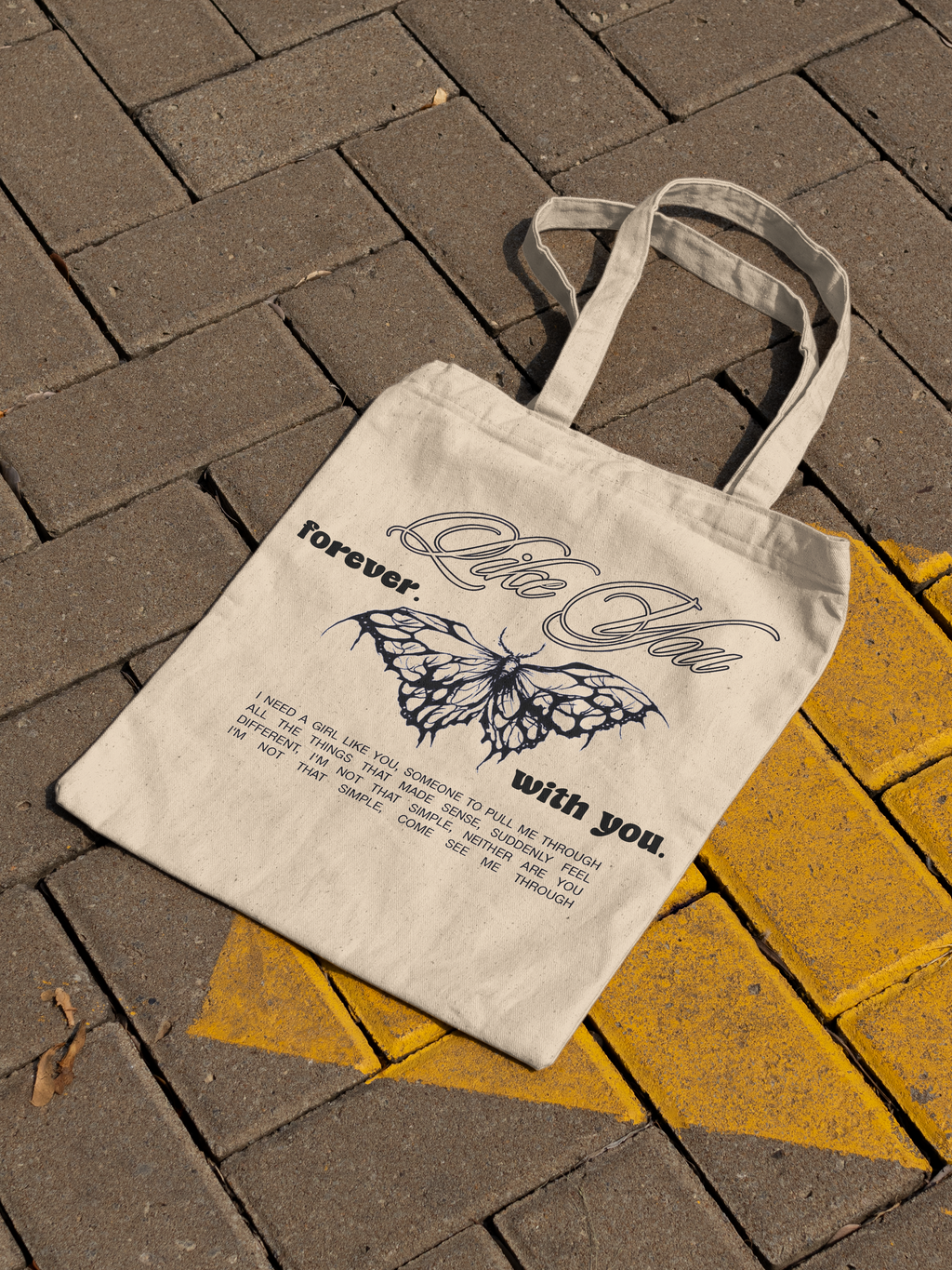 WITH  YOU TOTE BAG
