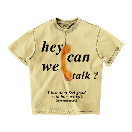 CAN WE TALK? OVERSIZED T-SHIRT