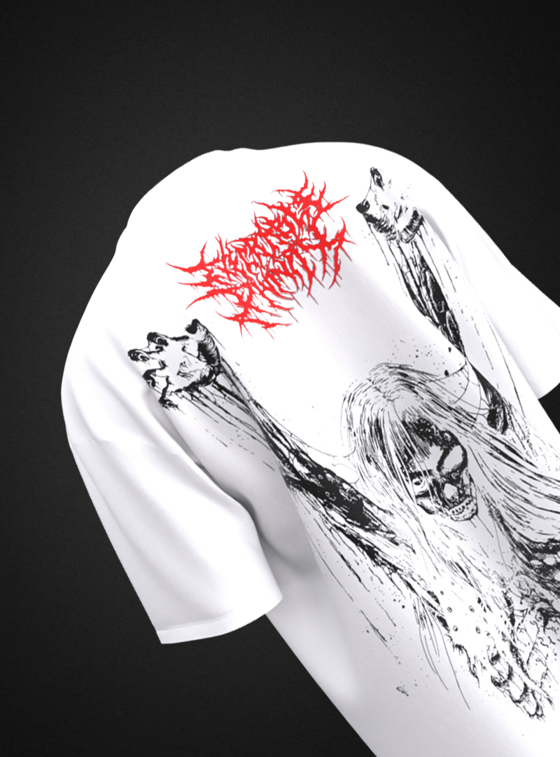 Bloody Scratch Oversized T-shirt