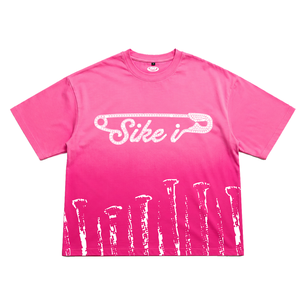 BUUBLEGUM CHAOS OMBRE OVERSIZED T-SHIRT