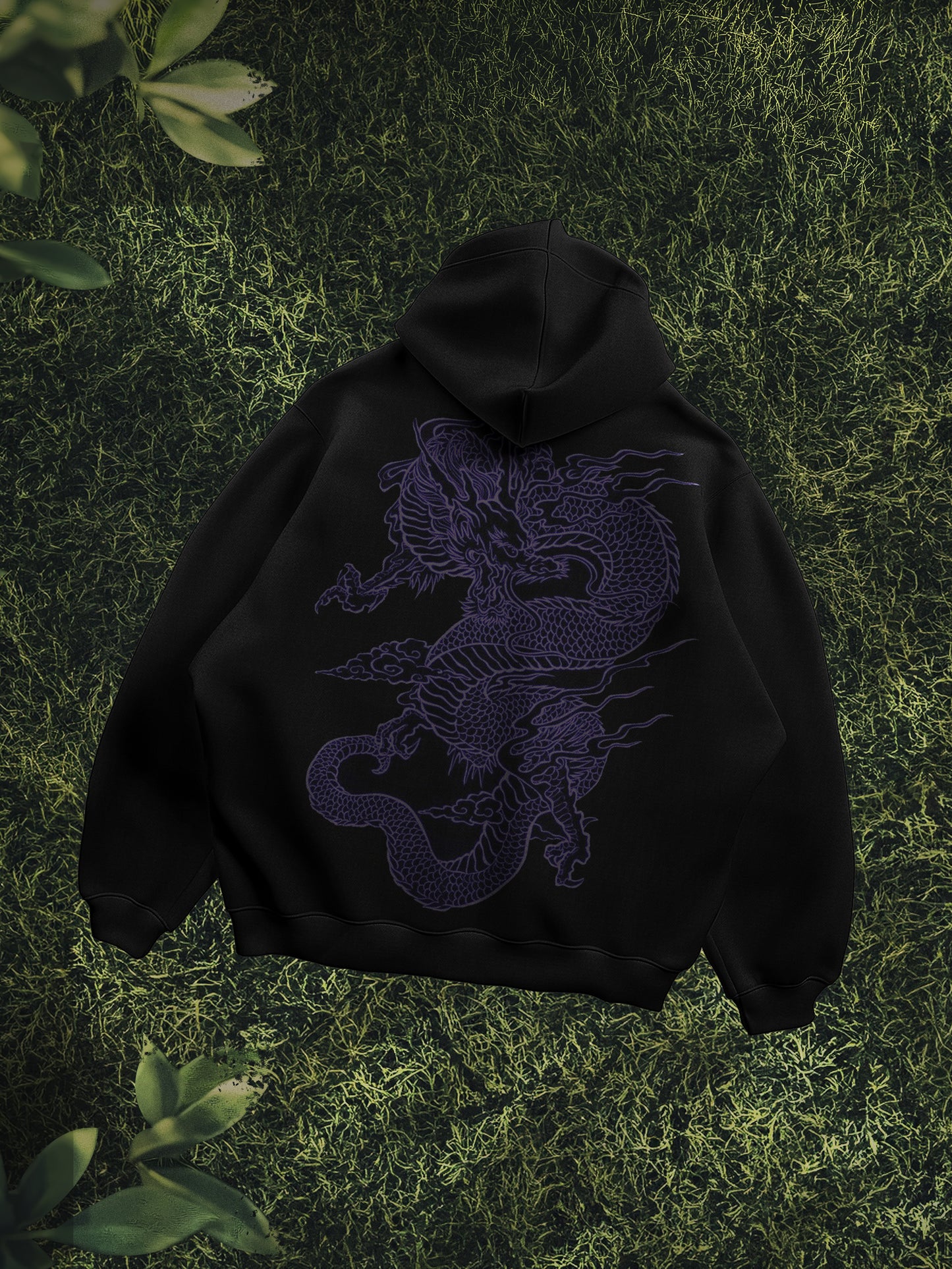 Dragons Tomb Black Oversized Hoodie