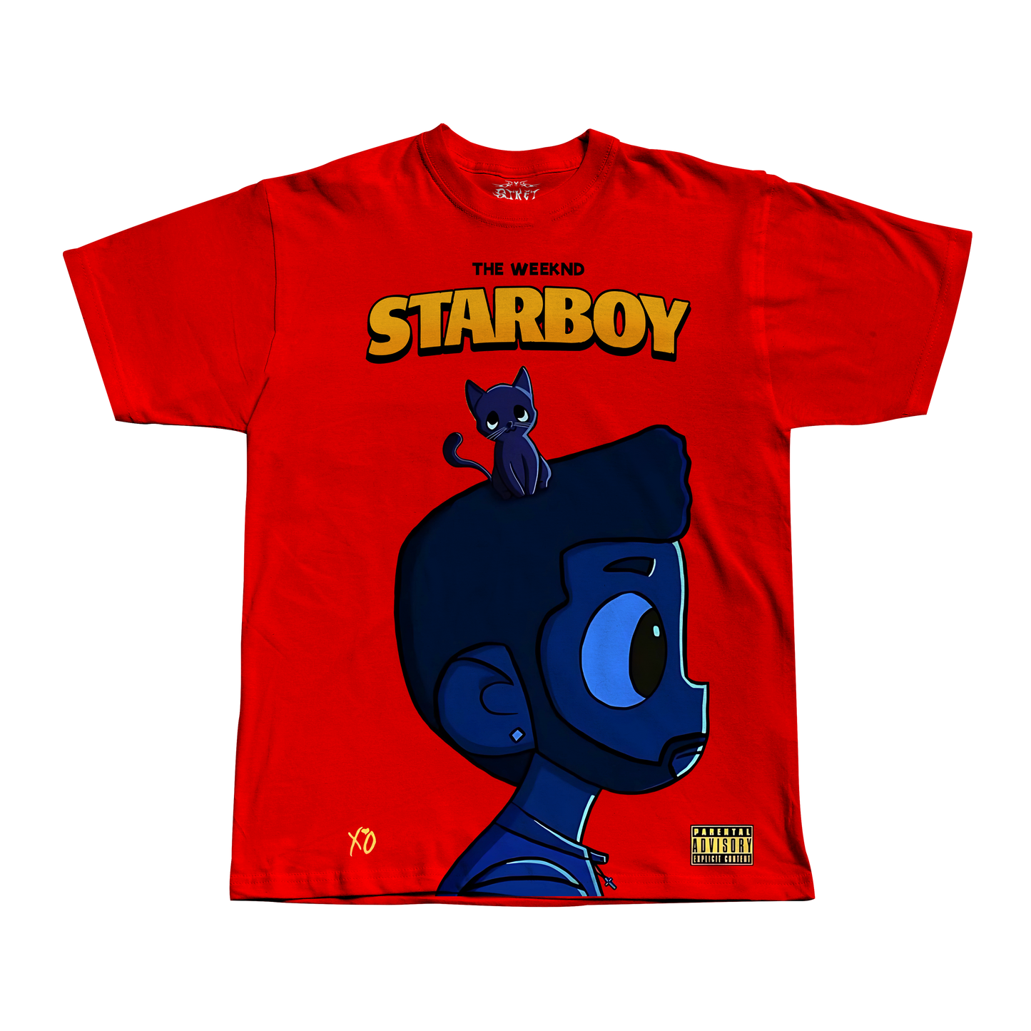 RED WEEKND OVERSIZED T-SHIRT