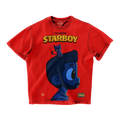 RED WEEKND OVERSIZED T-SHIRT