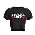 Future Milf Ribbed Crop Top