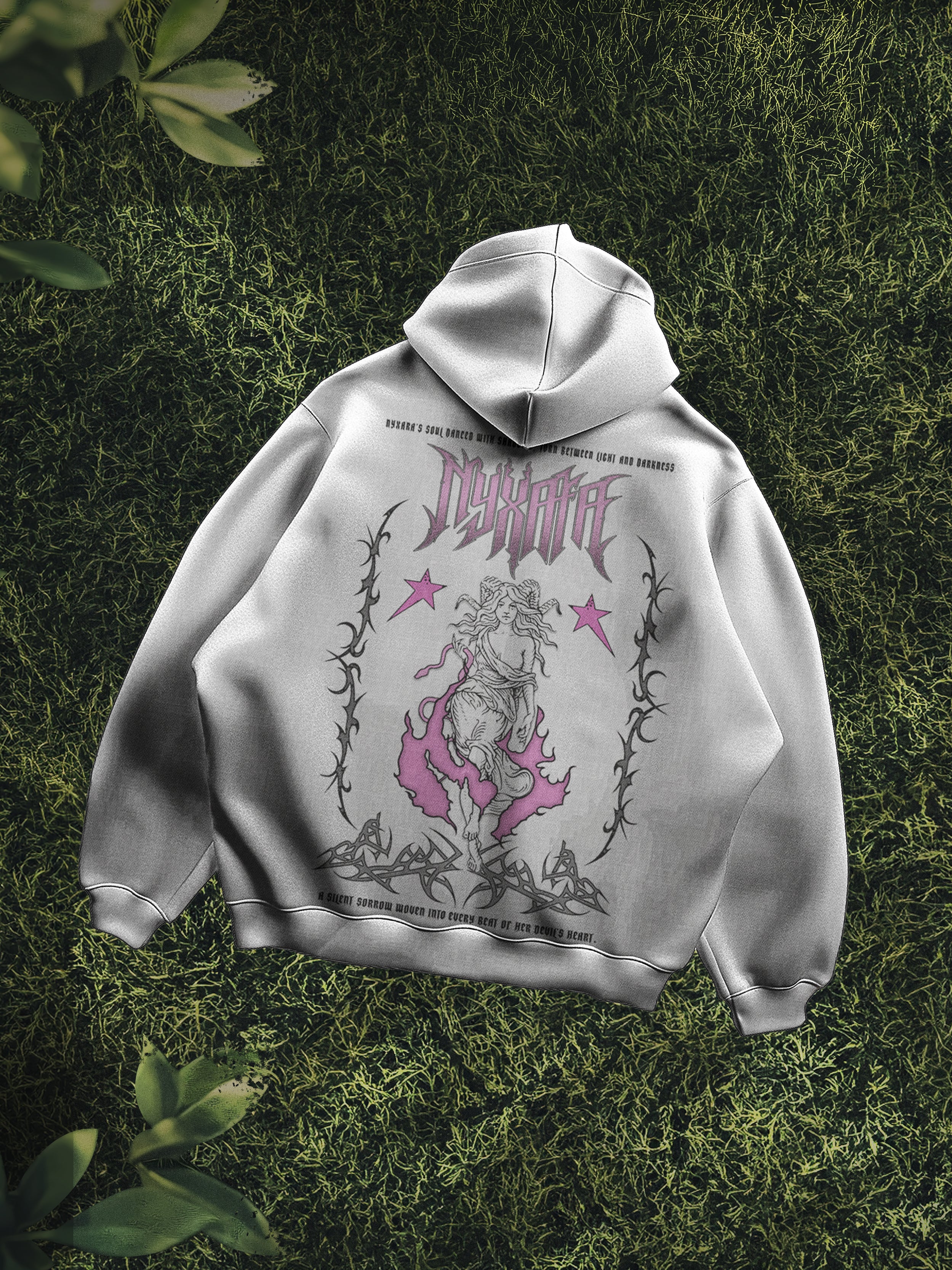 Nyxra Off White Oversized Hoodie – Sike I Store