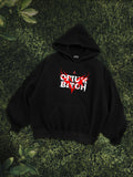 Opium Bitch Black Oversized Hoodie